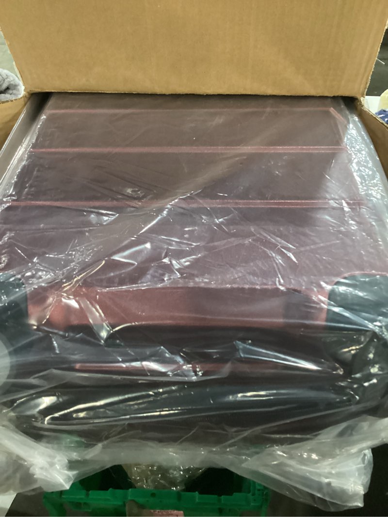 Condition photo showing New/Like New for KROSER Hardside Expandable Carry On Luggage with Spinner Wheels & Built-in TSA Lock, Durable Suitcase Rolling Luggage with USB Port, Carry-On 20-Inch, Burgundy