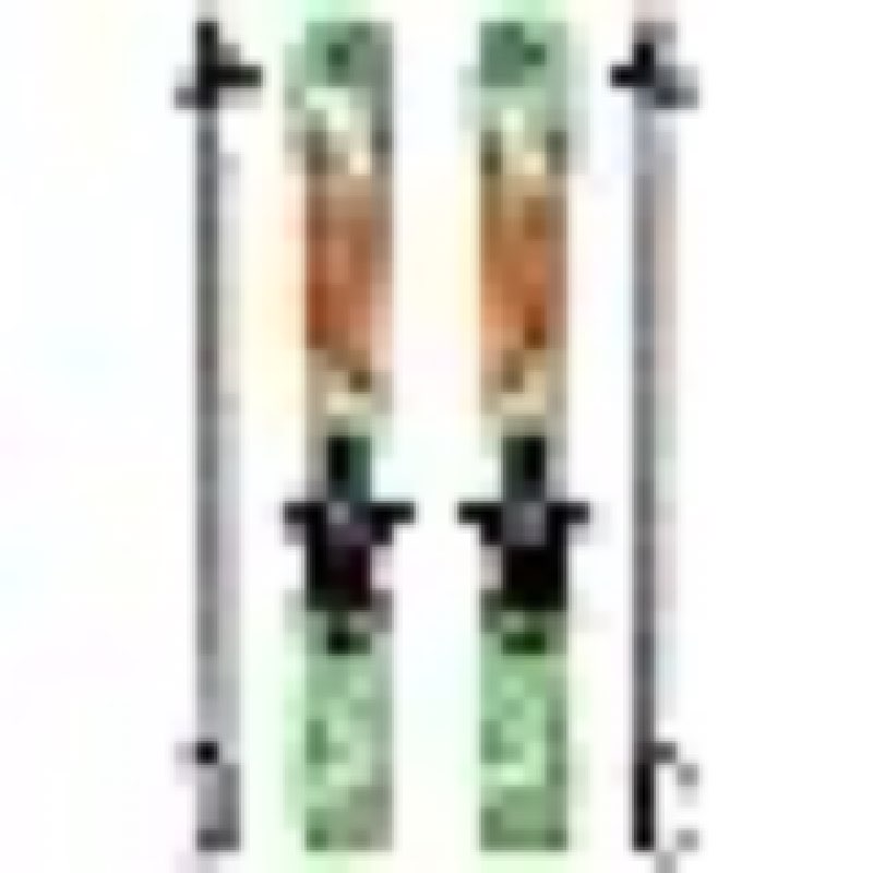 sola kids ski set – beginner cross country skis with poles and adjustable bindings for ages 3–4, backyard winter fun