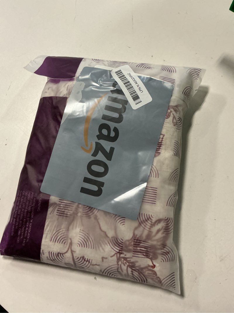 Condition photo showing New/Like New for jinchan Linen Floral Tier Curtains 45 Inch Christmas Decorations Farmhouse Botanic Cafe Curtains Light Filtering Drapes for Small Windows Back Tab Half Window for Kitchen Living Room 2 Panels Red Floral Brick Red on Beige 38"W x 45"L (Pack of 2)