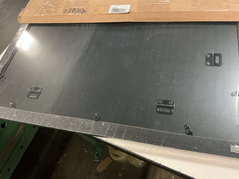 Condition photo showing As Is for 20x30 inch Picture Frame Solid Wood Black,Suitable for Panoramic Photo Frame, Posters,Painting,Group Photo,Puzzle