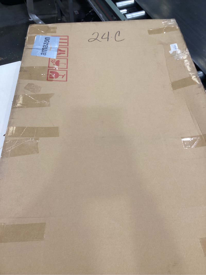 Condition photo showing As Is for Kureful Large Painting Gold Abstract Wall Art for Living Room Bedroom Office Modern Artwork Graffiti Home Decor 30x60 Inches Ready to Hang 29"x58" Pink