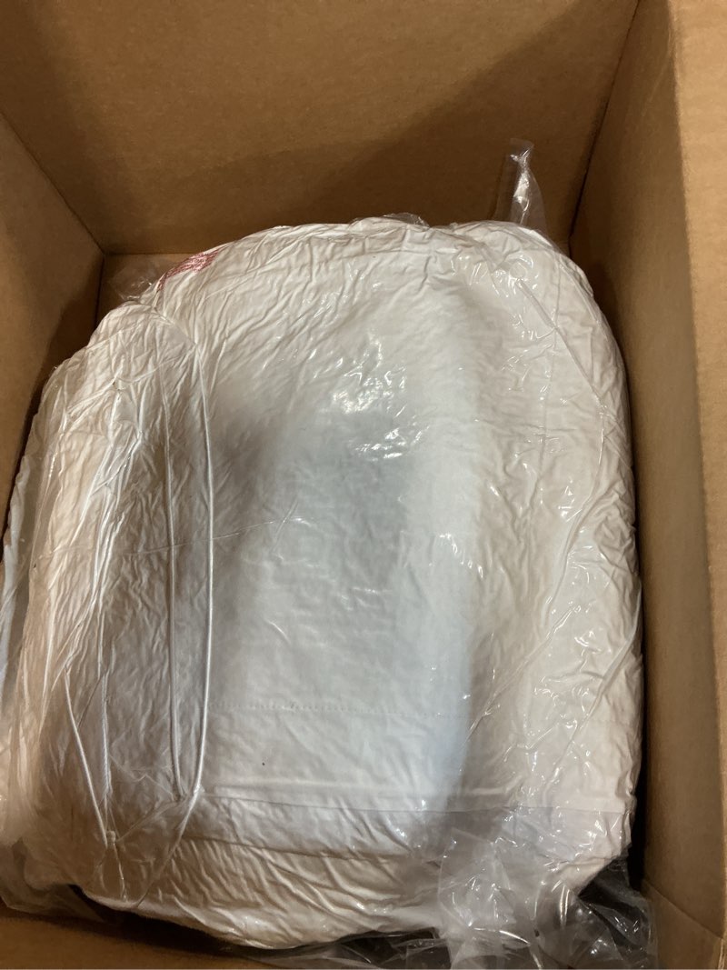 Condition photo showing New/Like New for Serta Feather and Down Fiber Pillow Top Mattress Topper Full Size - 233 Thread Count 100% Cotton Mattress Pad Ultra Soft 2-Inch Support Feather Bed-White White Full