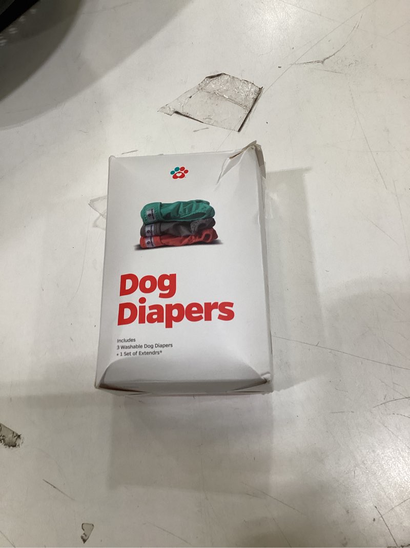 Condition photo showing New/Like New for pet parents® washable dog diapers (3pack) + extendrs® of durable doggie diapers, premium dog diapers female (x-small, southern belle) southern belle x-small (4-10")