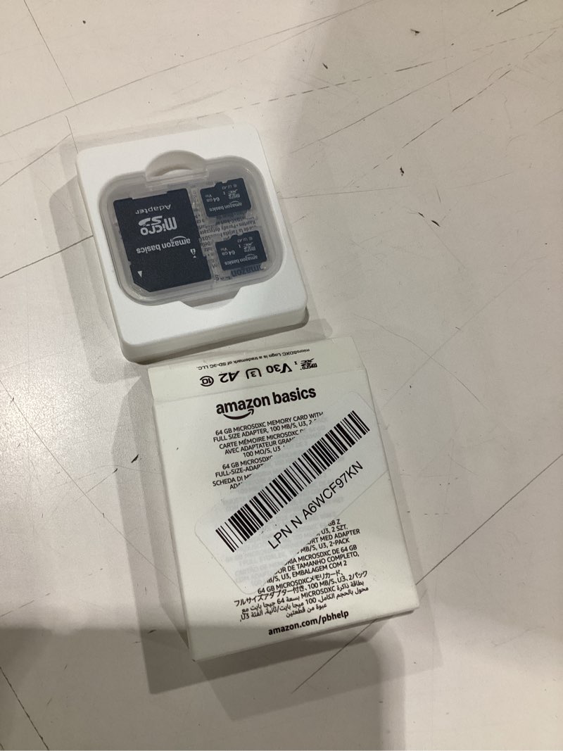 Condition photo showing Good Condition for 64 gb MICROSDXC MEMORY CARD WITH FULL SIZE ADAPTER