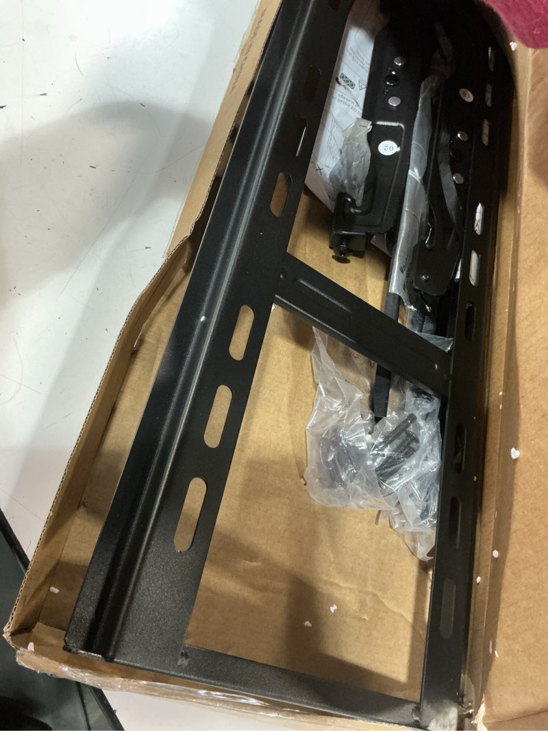 Condition photo showing Good Condition for home vision heavy duty tilt tv wall mount bracket for 48-120 inch flat/curved tvs, 200lbs capacity, fits 16/18/24 inch studs, max vesa 800x600mm for led oled lcd 48-120 inch tilt