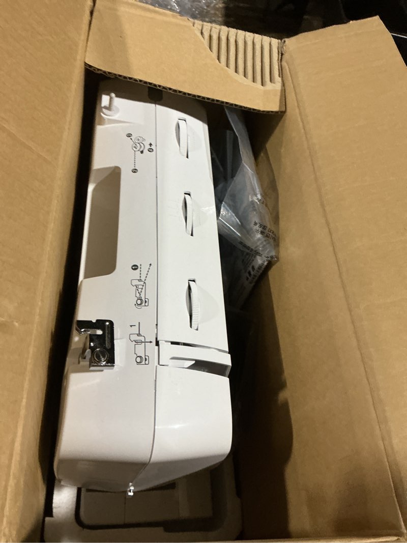 Condition photo showing As Is for Brother XM2701 Sewing Machine, Lightweight, Full Featured, 27 Stitches, 6 Included Feet