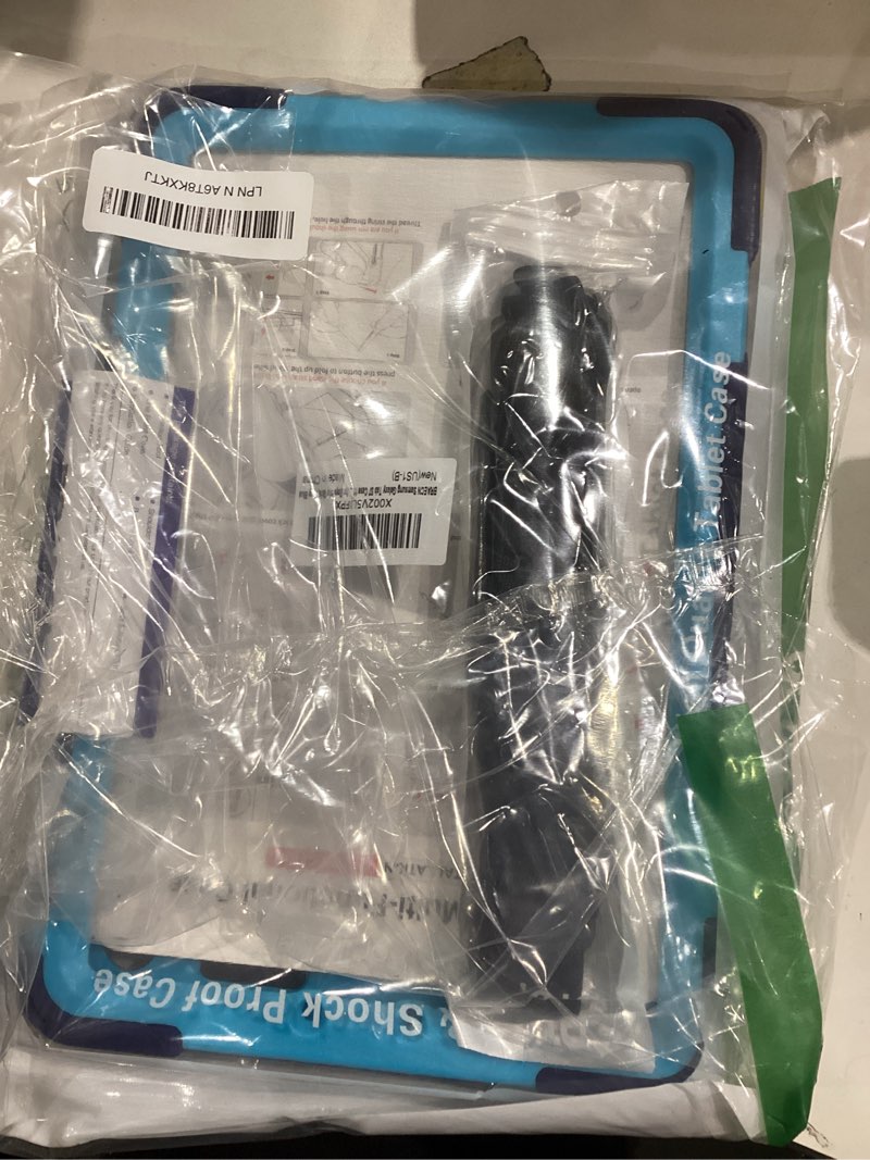 Condition photo showing Good Condition for BRAECN Case for Samsung Galaxy Tab S9/S8/S7 11 Inch 2023 SM-X710/700/T870, Heavy Duty Shockproof Silicone Case with S Pen Holder, Rotating Handle Grip, Carrying Strap, Kickstand for Kids, Navy Blue