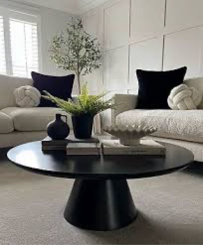 Palma Black Coffee Table Top (incomplete box 1 of 2) 