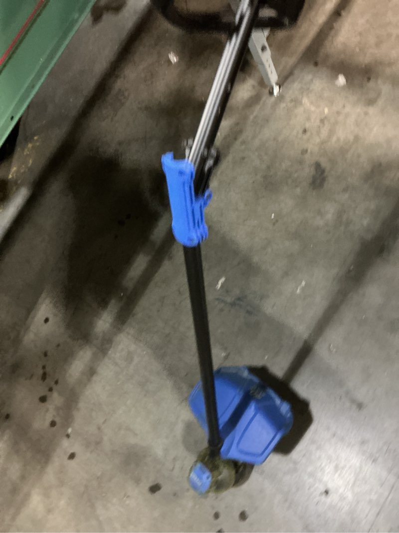 Condition photo showing As Is for kobalt kst 1040b-03 40v battery string trimmer