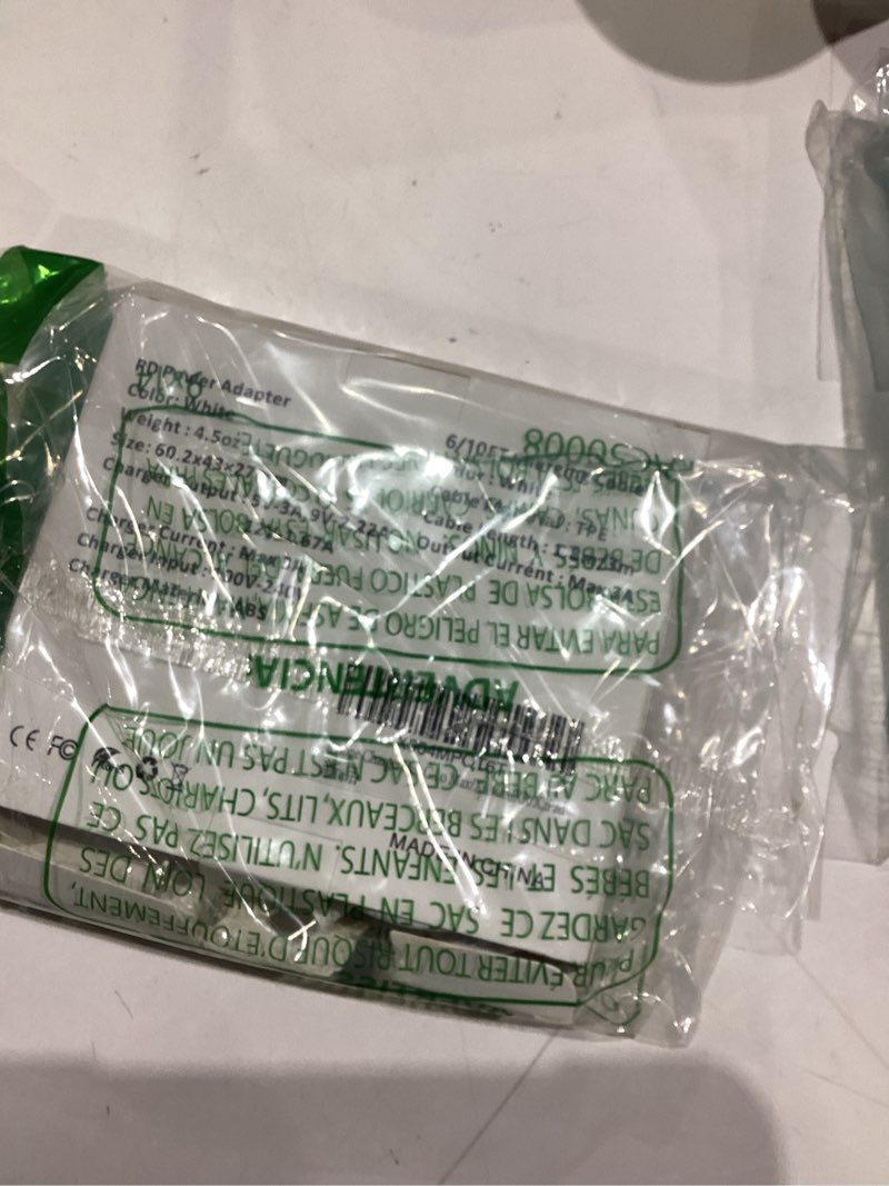 Condition photo showing Good Condition for iPhone Charger Fast Charging,[MFi Certified] 2Pack 20W Type C Fast Charger Block with [10FT&6FT] USB C to Lightning Cable Compatible for iPhone 14/13/12/11 Pro Max/Xs Max/XR/X,iPad White