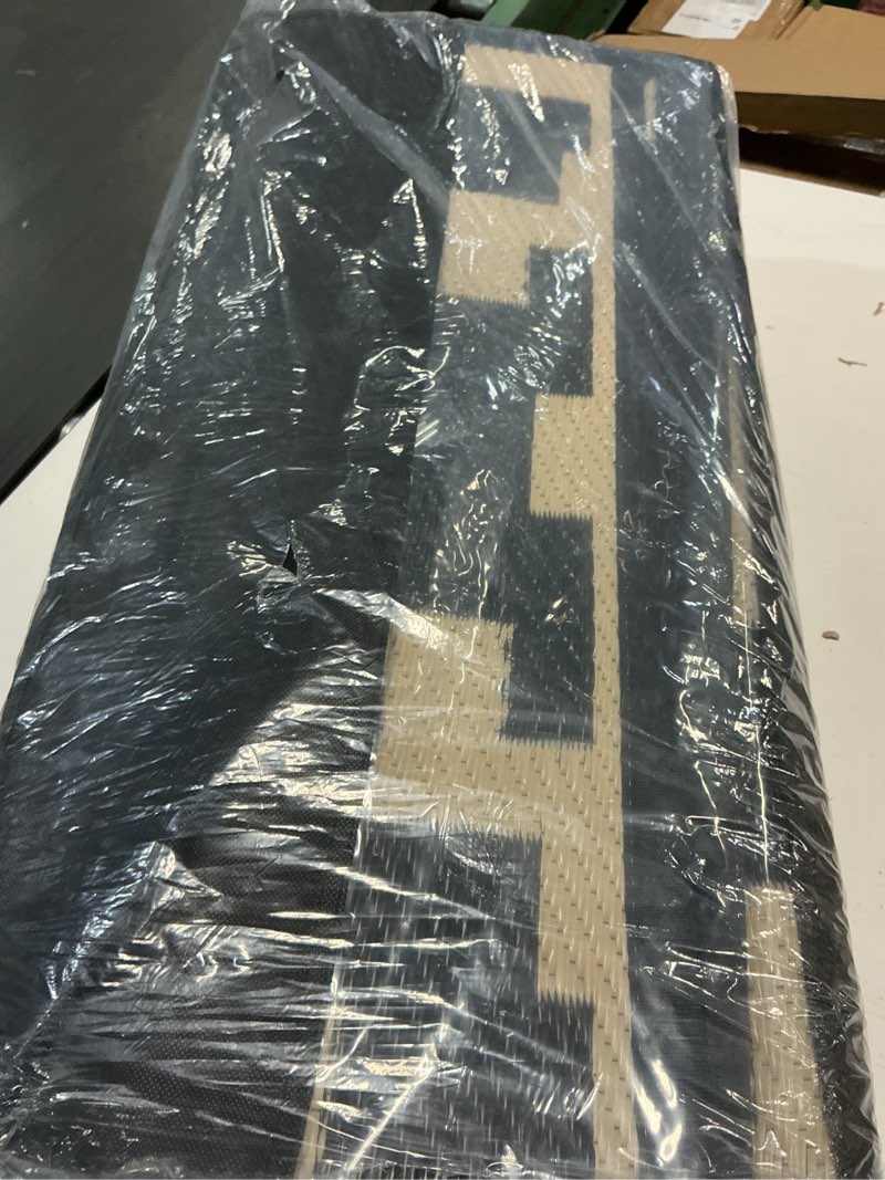 Condition photo showing Good Condition for sand mine waterproof outdoor rug 9x12 ft, plastic reversible rug, modern area rug, large floor mat for outdoors, rv, patio, backyard, deck, picnic, beach, camping black & beige 9' x 12'