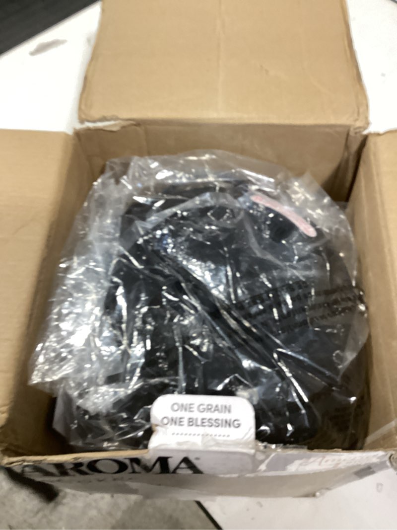 Condition photo showing New/Like New for AROMA Digital Rice Cooker, 4-Cup (Uncooked) / 8-Cup (Cooked), Steamer, Grain Cooker, Multicooker, 2 Qt, Stainless Steel Exterior, ARC-914SBD 4 Cup Uncooked / 8 Cup Cooked