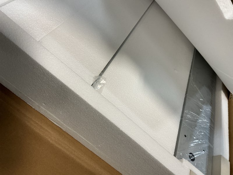 Condition photo showing Good Condition for keonjinn 20 x 26 inch medicine cabinet for bathroom, silver mirrored medicine cabinet, assembly required, freely adjustable shelves, tempered glass, in wall or surface mount silver 20x26 in