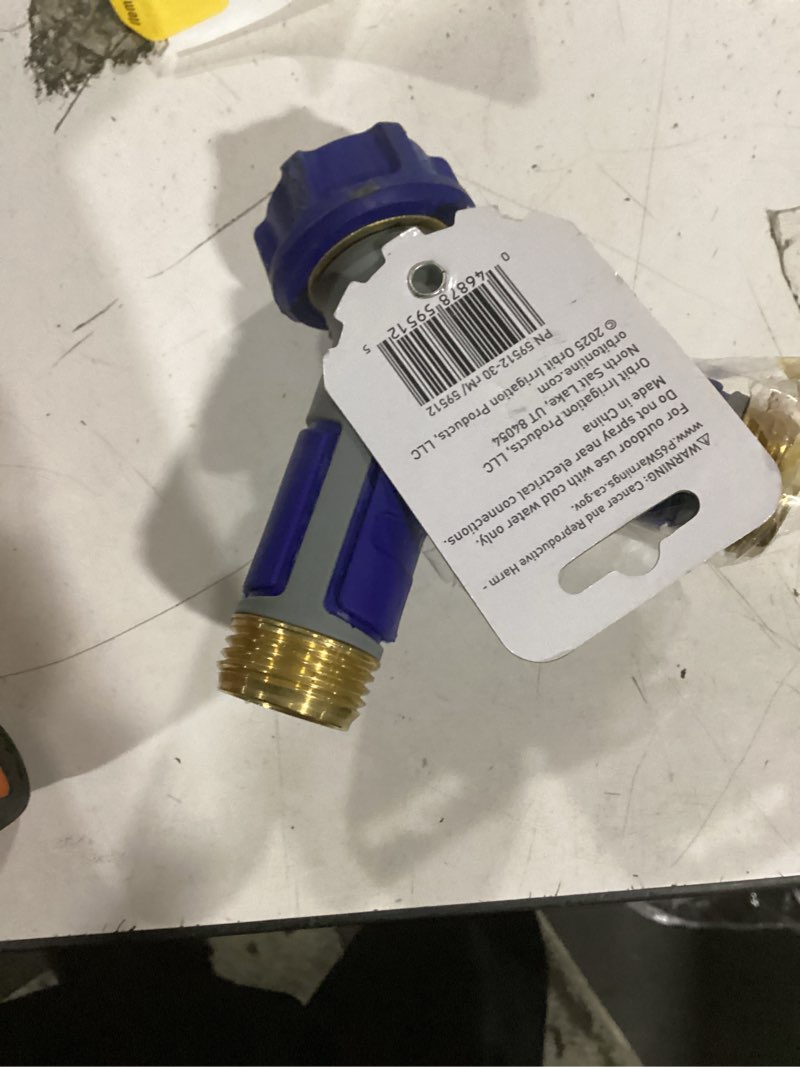 orbit zinc 2 -way restricted -flow water shut-off