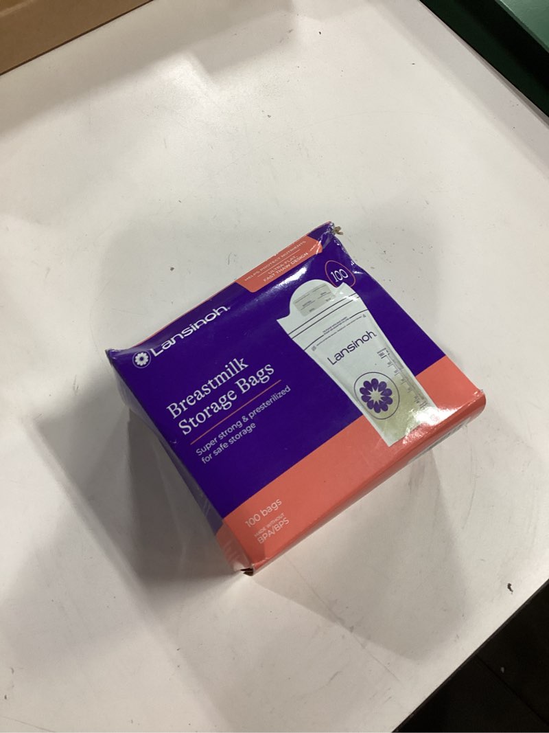 Condition photo showing New/Like New for Lansinoh Breastmilk Storage Bags, 200 Count Value Pack, Baby Essentials, Fast Freeze & Thaw Breast Milk Bags for Baby Bottle Feeding, Superior Strength & Stretch, 6 Ounce 200 Count 6oz
