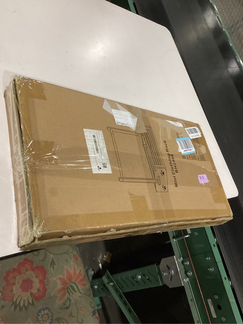 Condition photo showing Good Condition for BAMBOOHOMIE Baby Clothing Rack for Toddler, Pets Clothes Rack with Storage Box & Adjustable Hanging 