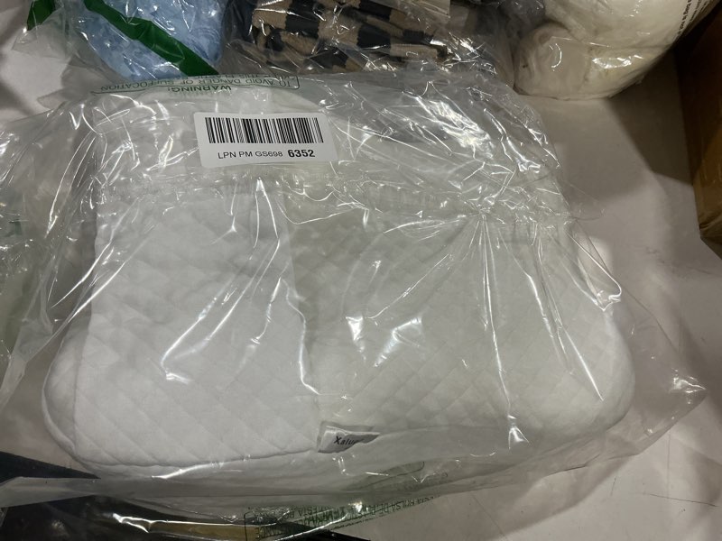 Condition photo showing Good Condition for knee pillow for side sleepers | spine alignment & hip support with adjustable memory foam, contour design & non-slip strap | cooling, machine-washable cover for home, travel & recovery support