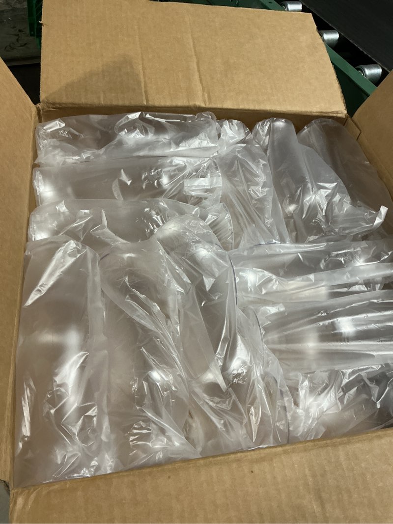 Condition photo showing Good Condition for baderke 12 pcs plastic hurricane glasses 13.5oz break resistant reusable plastic pina colada cocktail glasses wine margarita tropical beer juice beach party with 30 pcs cocktail straws 42