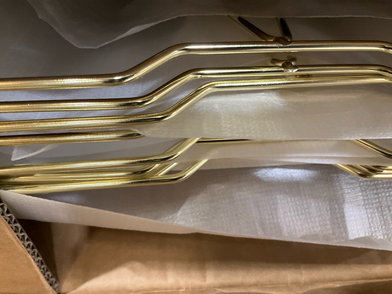 Condition photo showing New/Like New for Bikini Swimsuit Hangers (Gold) 10 PCS 3D Body Shape Display Hangers for Lingerie