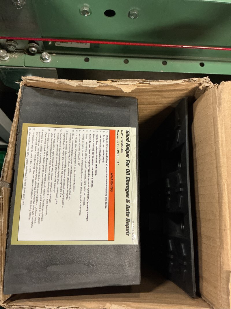 Condition photo showing Good Condition for hoxwell portable car ramps for oil changes high lift, heavy duty low profile car ramps for jack support, vehicle ramps for garage, 31.5''x8.1''x4.9'', gvw 10000 lbs, 2pcs 270-2pcs