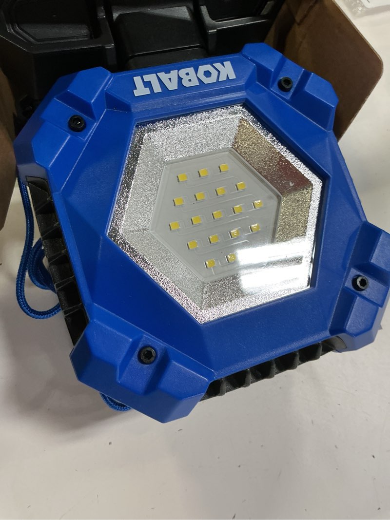 Condition photo showing Good Condition for kobalt 1500-lumen led battery-operated rechargeable clamped work light
