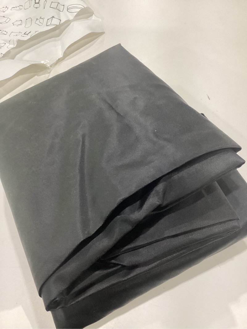 Condition photo showing Good Condition for qh.home fire pit cover square 28 inch, super waterproof fit for 26-28 inch propane fire pit/table, heavy duty 900d fabric gas fire pit cover square 28''x 28" all-weather protection- black