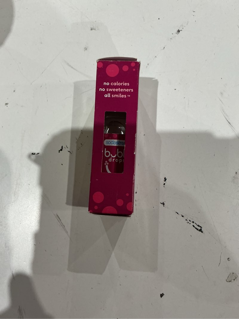 Condition photo showing Good Condition for sodastream bubly raspberry drops - 1.36 fl oz