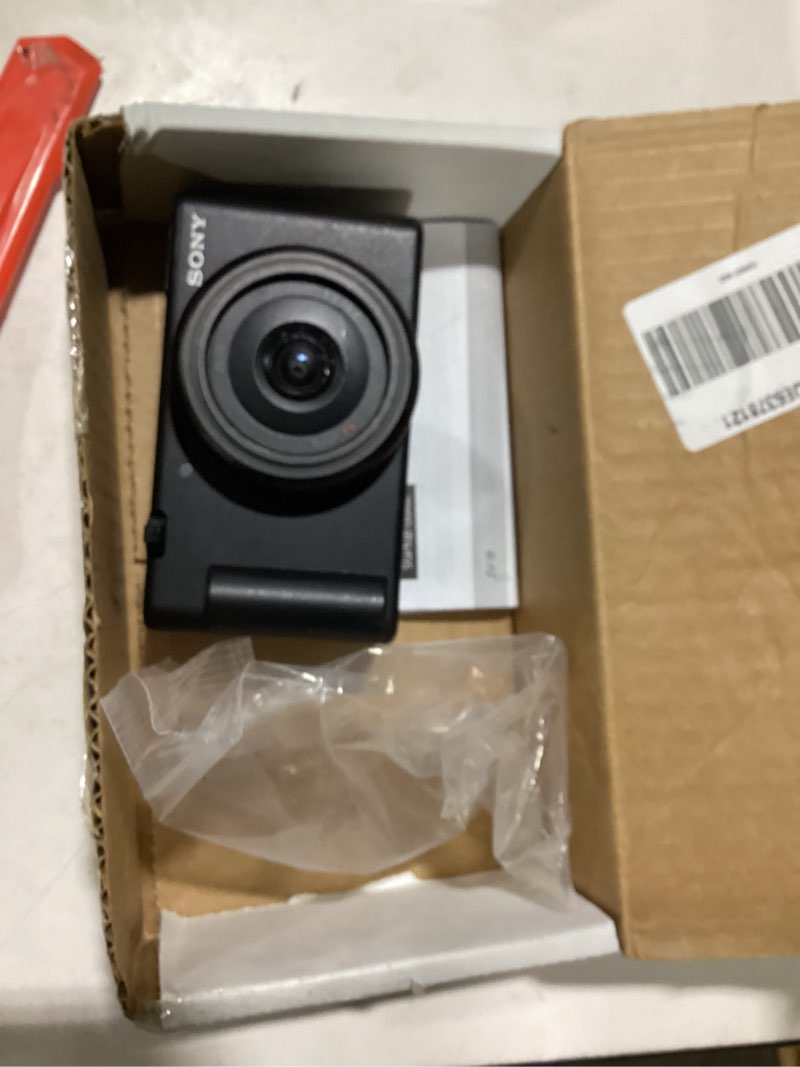 Condition photo showing Good Condition for Sony ZV-1F Vlog Camera for Content Creators and Vloggers Black Black Camera Only