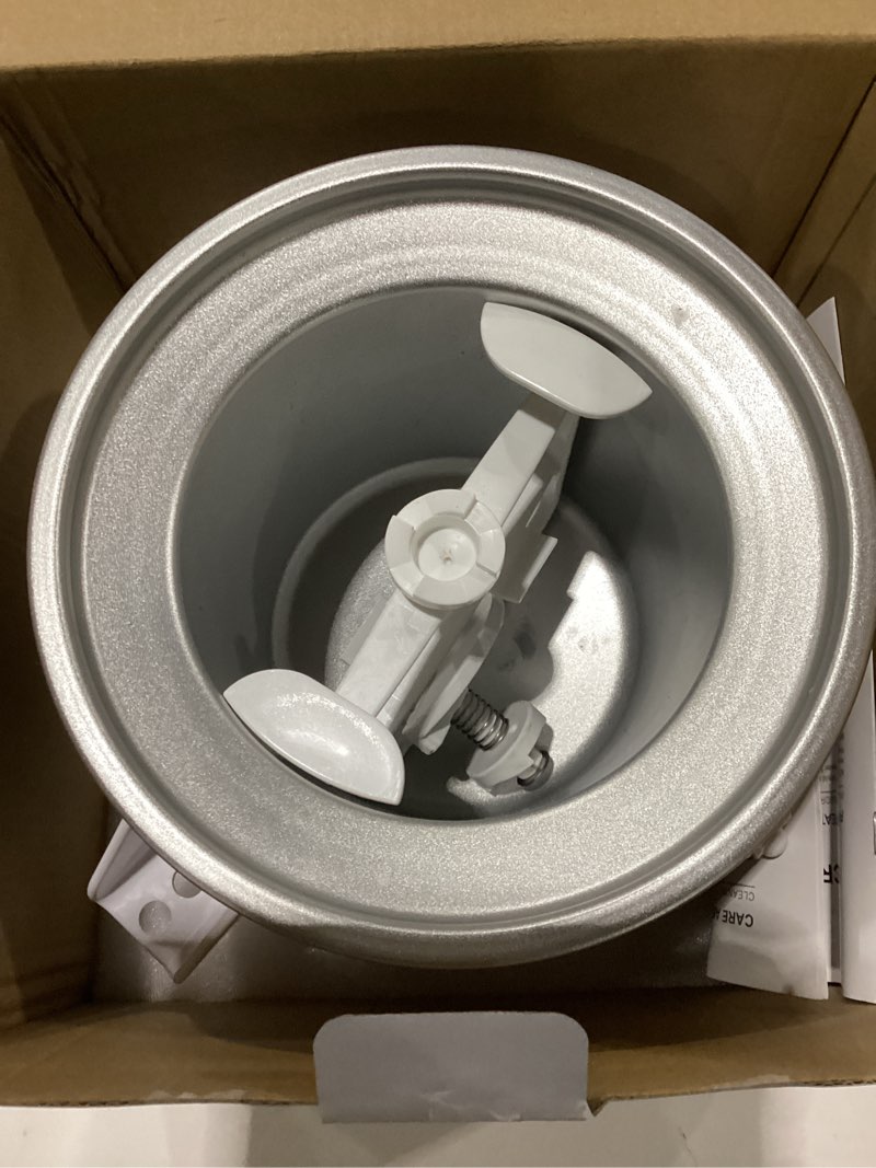Condition photo showing Good Condition for ice cream maker attachment for kitchenaid, fits kitchenaid 4.5/5qt & 6qt mixers, frozen ice cream & sorbet gelato maker, 2 quart, white
