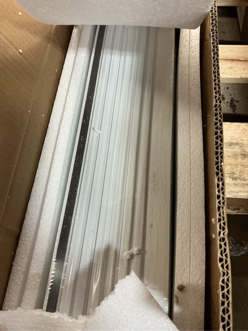 Condition photo showing Good Condition for diyhd 60x80in interior accordion door,white double layer pvc folding door for closet & doorway, no floor track, space-saving closet doors, includes mounting hardware,handle,latch, close left/right 60x80in single door white