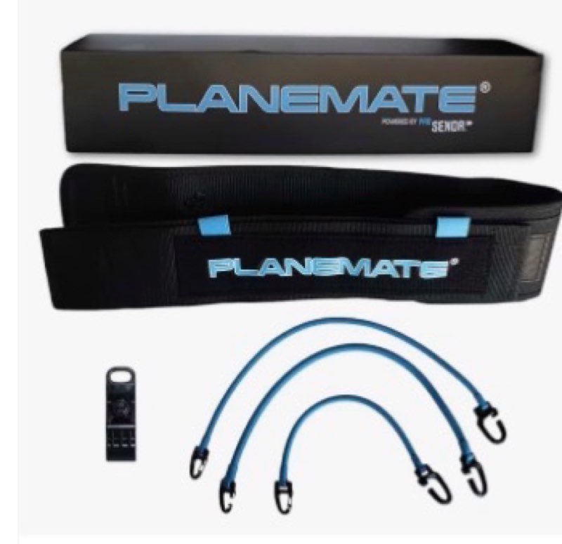 The PlaneMate by ProSENDR™ | Golf Swing Training Aid | Belt Plus 3 Interchangeable Resistance Bands 