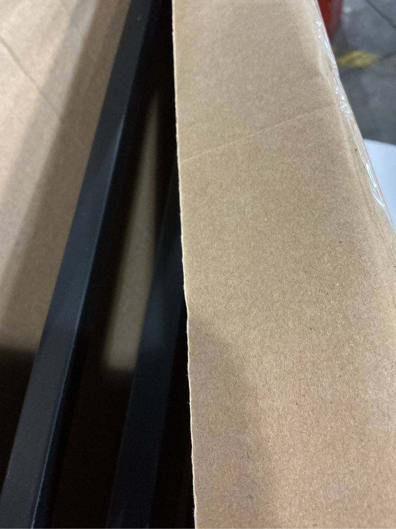 Condition photo showing As Is for eocnrhe heavy duty banner stand with non-slip mat base, adjustable pedestal poster stand up to 82 inches, double side show sign stand, connected show floor standing sign holder for outdoor display
