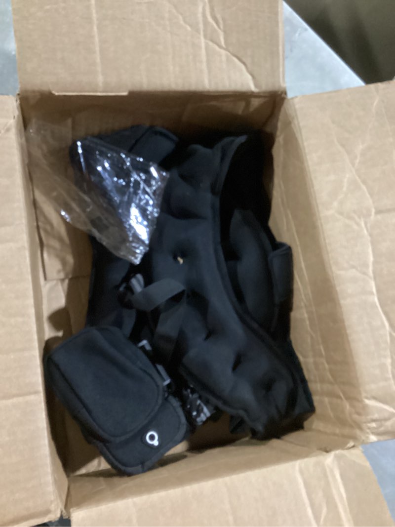 Condition photo showing Good Condition for zelus weighted vest, 6lb/8lb/12lb/16lb/20lb/25lb/30lb weight vest with reflective stripe for workout, strength training, running, fitness, muscle building, weight loss, weightlifting 30lb black
