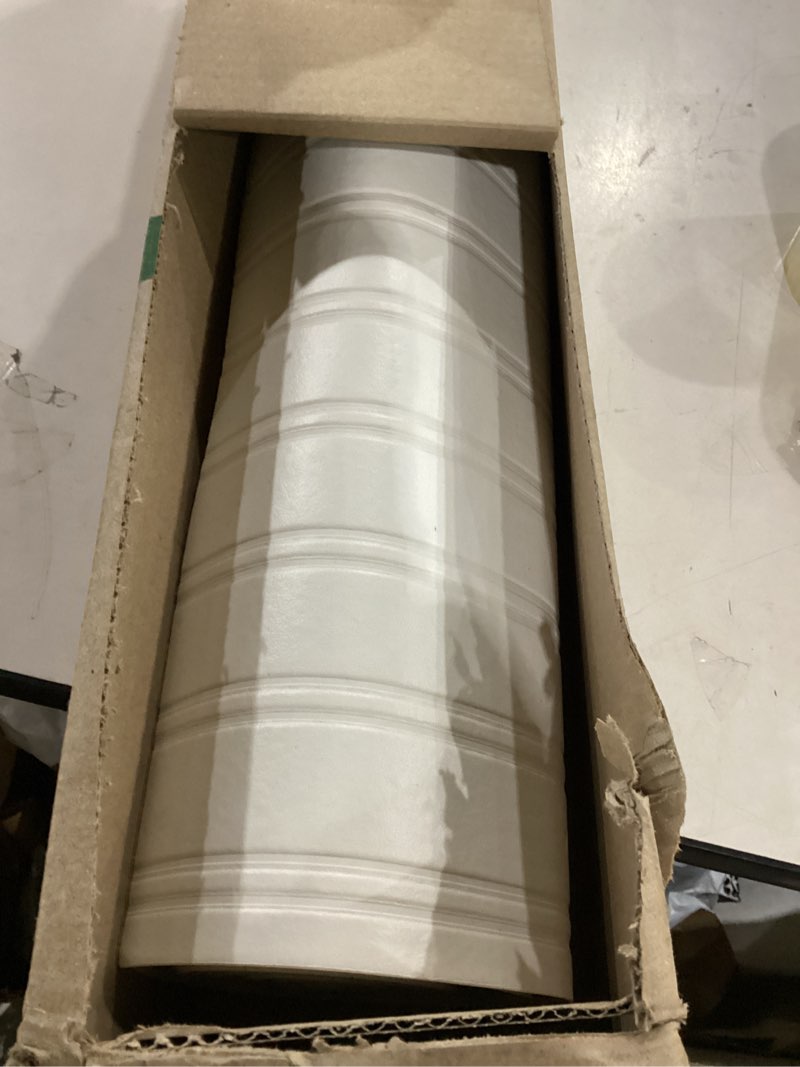 Condition photo showing Good Condition for graham & brown superfresco easy paintable pre-pasted beadboard wallpaper 20.5" x 396" white
