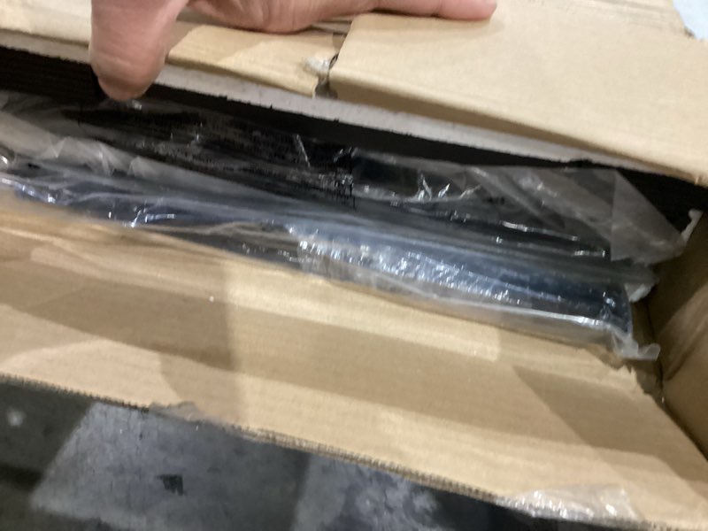 Condition photo showing New/Like New for FDW 5 Fabric Drawers Dresser for Bedroom,Chest Organizer Units with Steel Frame and Wooden Top for Bedroom,Closet,Living Room, Entryway,Black Black 5 Drawers