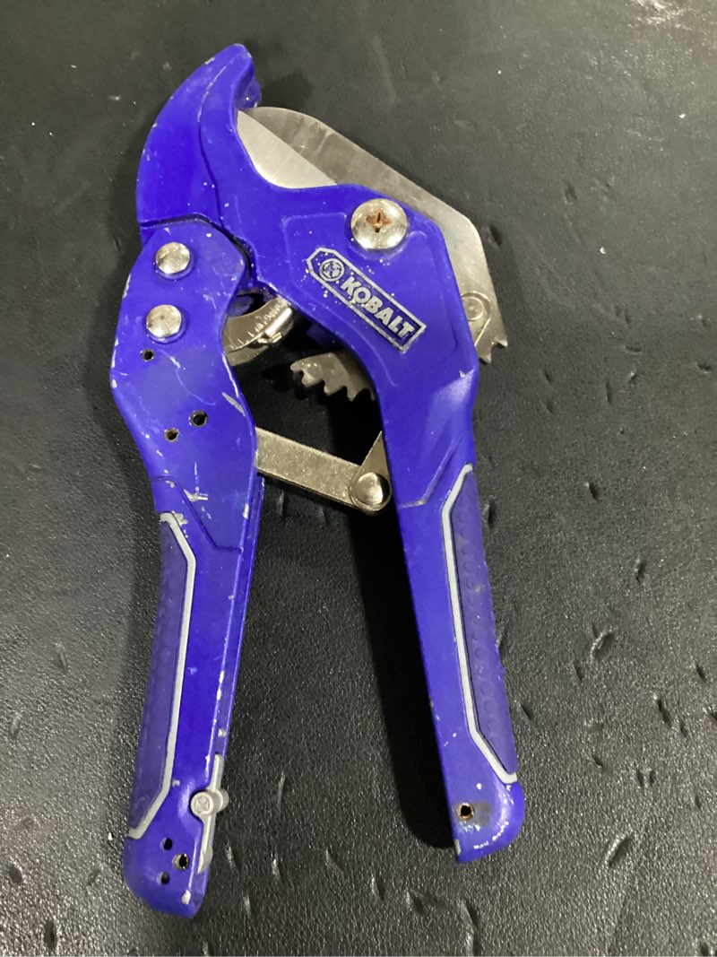 Condition photo showing As Is for kobalt 1-5/8-in pvc pipe cutter