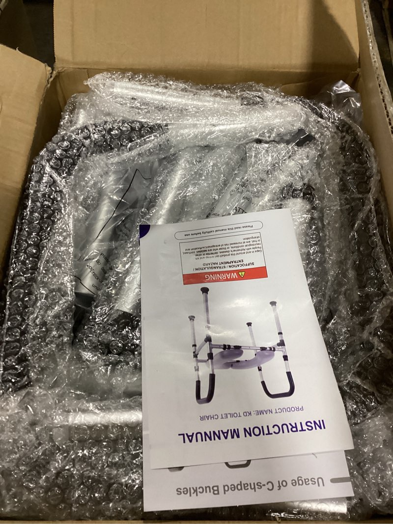 toilet seat riser for seniors, raised toilet seat with handles - fsa/hsa eligible, adjustable height