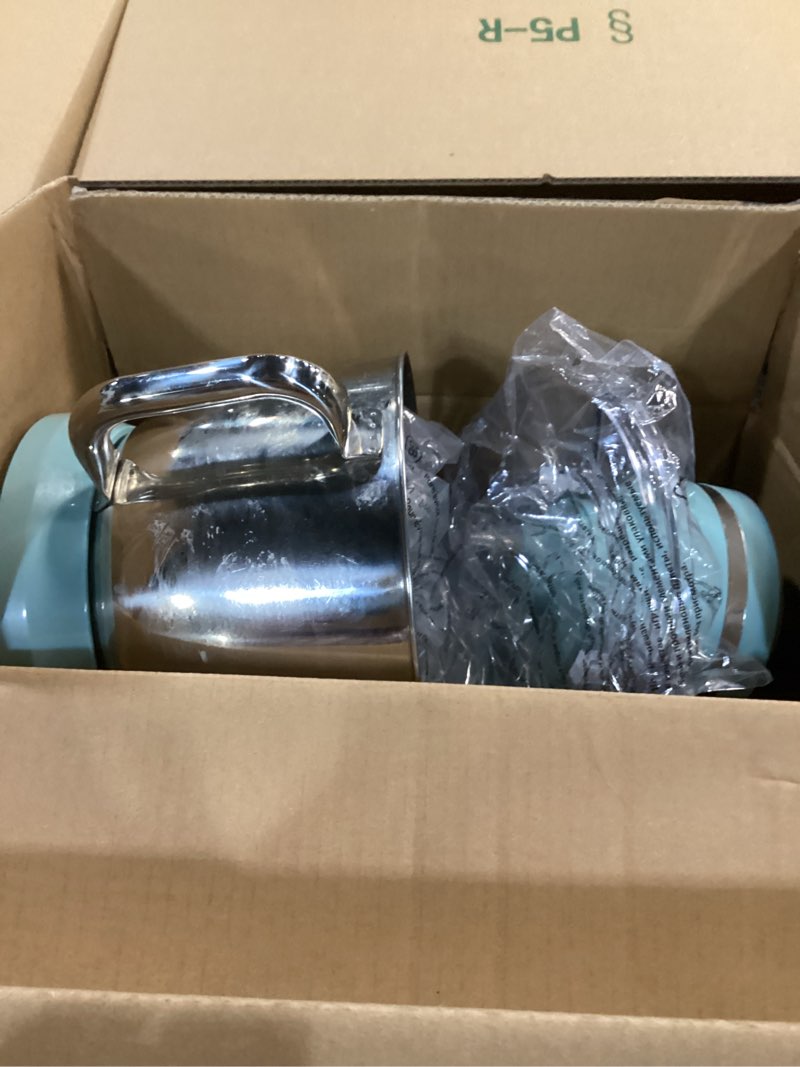 Condition photo showing As Is for HOWORK Electric Stand Mixer,10+p Speeds Kitchen Mixer With 6.5QT Stainless Steel Bowl,Dough Hook, Wire Whip & Beater,for Most Home Cooks(Blue) Sky Blue00 6.5QT