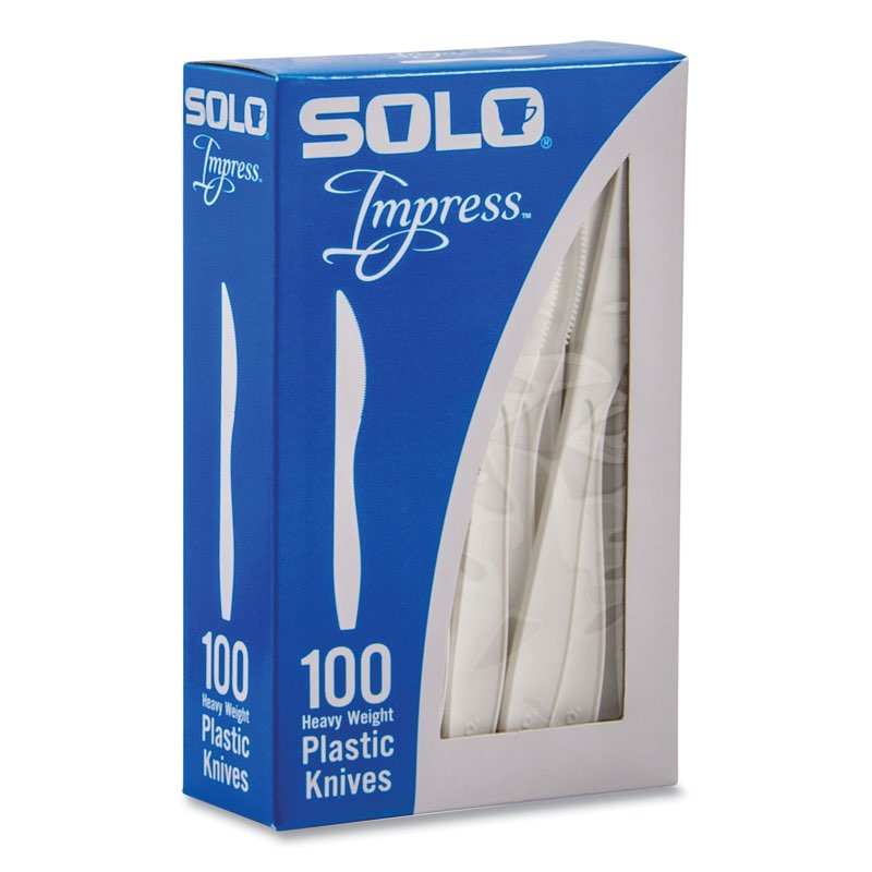 Solo Reliance Polystyrene Knife, 6.6 X 0.6 Inch -- 1000 Per Case