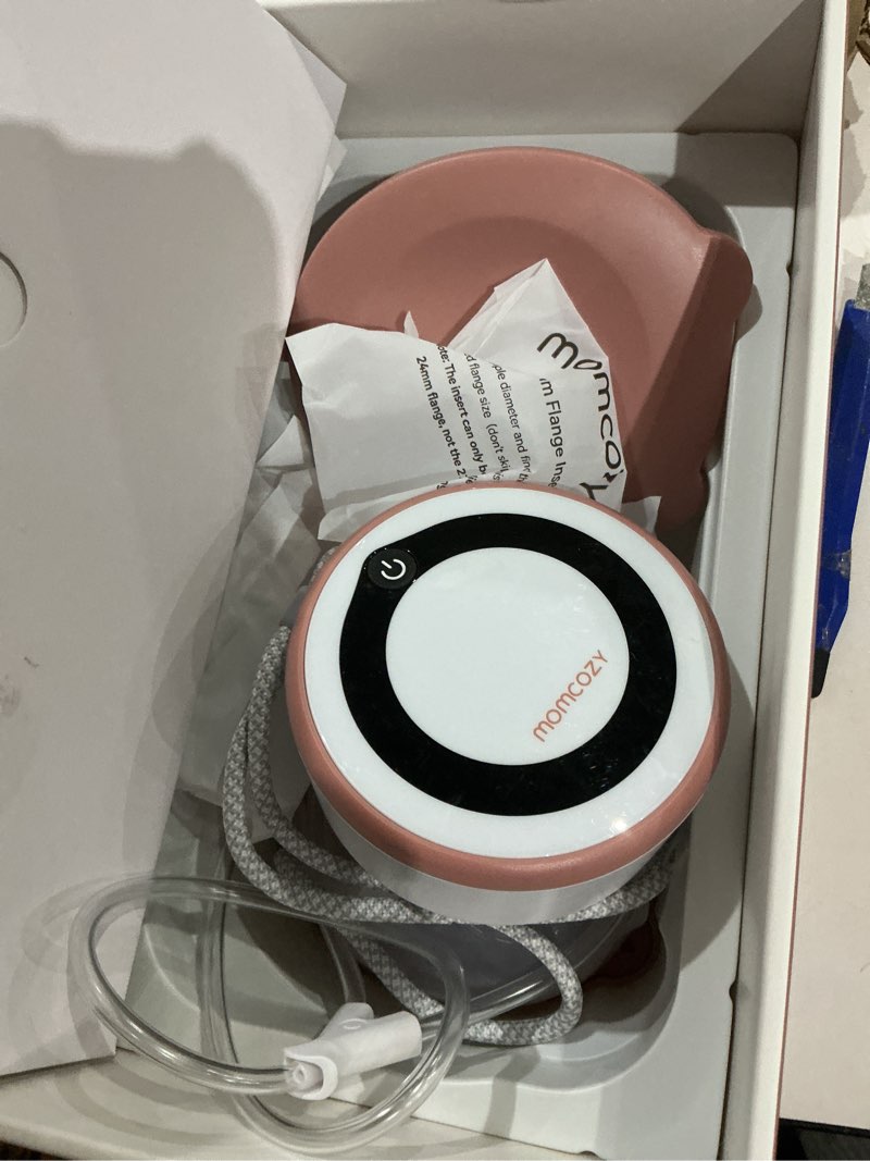 Condition photo showing As Is for Momcozy Hospital-Grade Wearable Breast Pump
