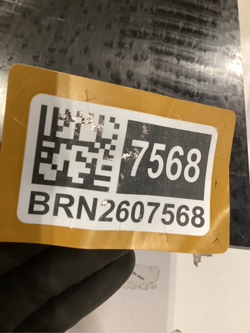 Condition photo showing Good Condition for black delrin/acetal copolymer plastic sheet, high-performance engineering plastic for cnc machining, diy, and industrial 1/4” +12”+ 24”