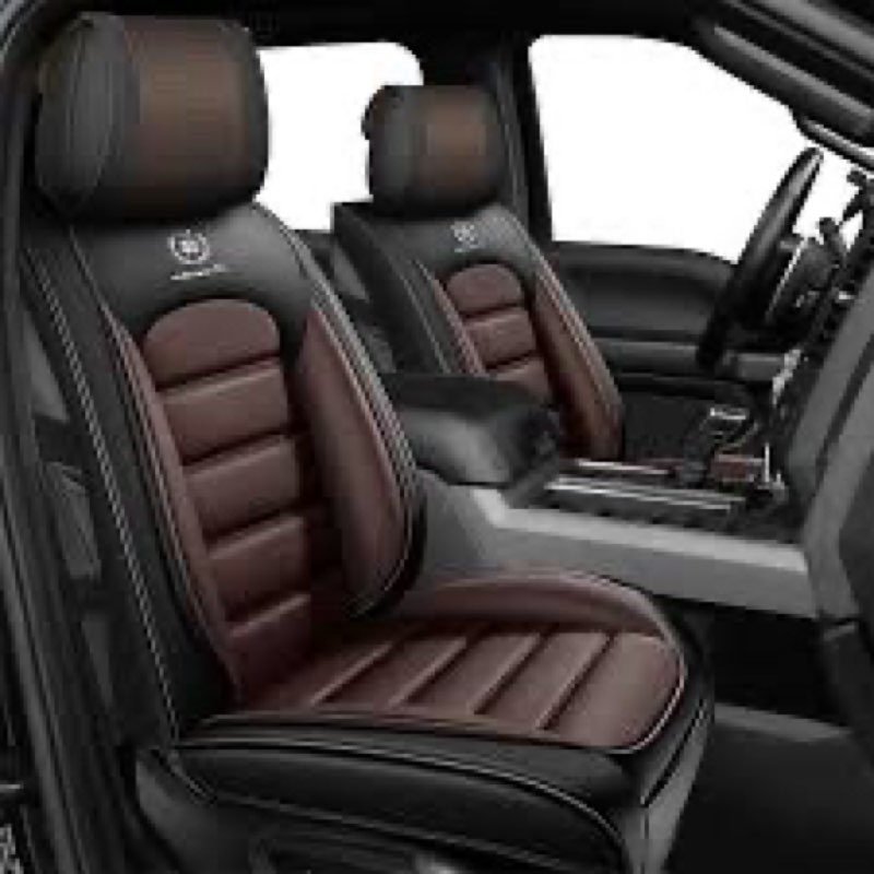 YWZQ Full Set Seat Covers for Ford F-150 F250 F350 XL XLT STX Lariat King Ranch Platinum Raptor Seat