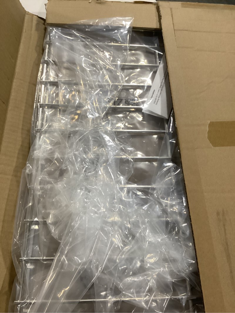 Condition photo showing Good Condition for Upgrade DG75-01001C Range Oven Rack for Samsung Stove Oven Parts 304 Stainless Steel Rack-flat for Samsung NE63A6511SS FCQ321HTUB FEN300WX FER300SB FTQ307NWGX 24 3/4" x 16 1/2"