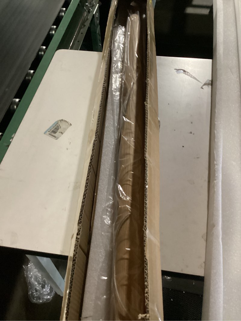 Condition photo showing Good Condition for 59" 40W Wood LED Linear Pendant Light Fixture Led Dining Room Light Dimmable Hanging Light Fixture for Dining Room Kitchen Island Pool Table Lights Natural Ash Natural Ash 59in