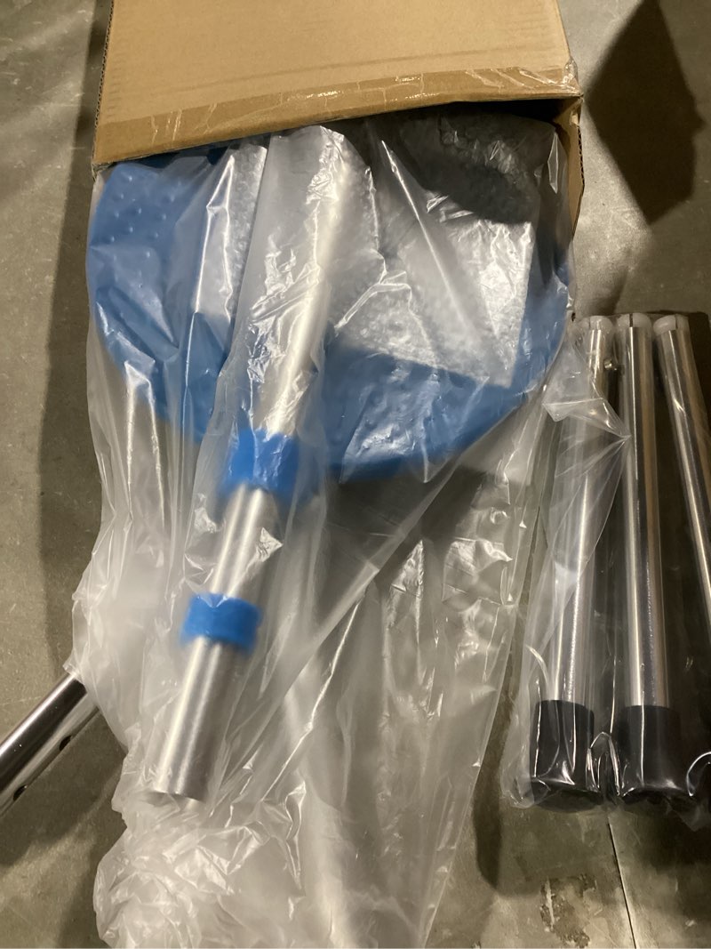 Condition photo showing Good Condition for hold 440 lbs folding canes with seat walking stick height adjustment cane seat capacity frosted handle with magnetic therapy stone crutches stool blue