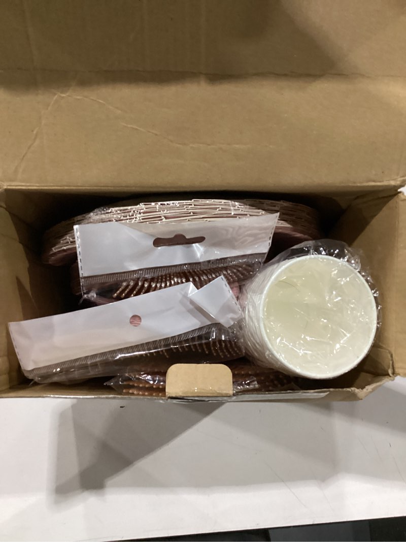 Condition photo showing Good Condition for graduation decoration class of 2026 pink graduation decoration 175 pcs - rose gold grad party supplies disposable dinnerware (serves 25) paper plates cup napkin fork knife spoon (pink & black) a9. pink & black 175pcs(serve 25)