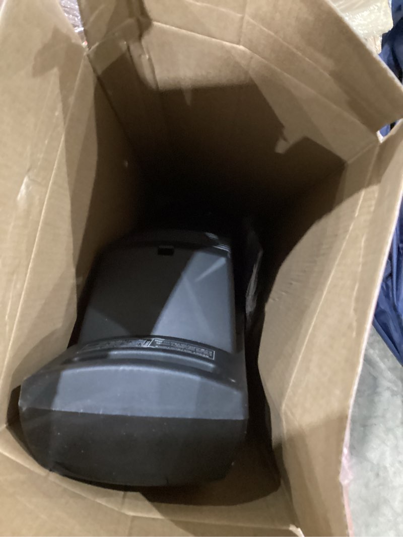 Condition photo showing As Is for lasko 22  1500w oscillating ceramic tower space heater with remote  black  ct22835  new
