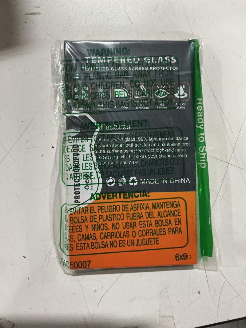 Condition photo showing Good Condition for firtstnow 3 Pack Glass Screen Protector for Samsung Galaxy S25 FE [6.7 inch] + 3 Pack Camera Lens Protector, 9H Tempered Glass, Fingerprint Unlock, HD Clear Case Friendly Anti-Scratch Galaxy S25 FE-6.7Inch 6