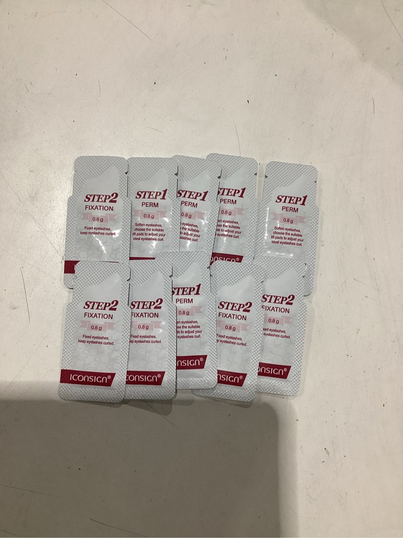 Condition photo showing New/Like New for 2026 upgraded fast perm lash lift kit eyelash perm kit perm&setting lotion (quantity: 2×5 packs) perm lotion & setting lotion(2×5 packs)