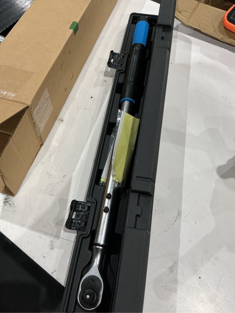 Condition photo showing Good Condition for disen 1/2 inch digital torque wrench (17-340 n.m / 12.5-250.8 ft.lb), ±2% accuracy, 4 modes with adjustable limits, blue/red alarm & buzzer, 5 units, for automotive motorcycle bicycle repair
